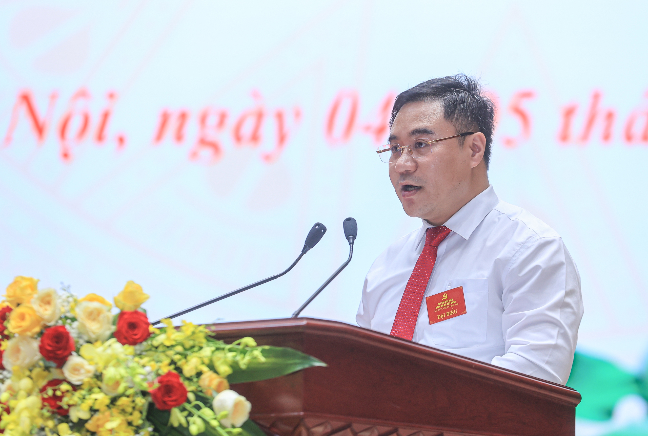 To&agrave;n cảnh phi&ecirc;n tr&ugrave; bị Đại hội Đảng bộ Bộ X&acirc;y dựng lần thứ I, nhiệm kỳ 2025-2030- Ảnh 8.