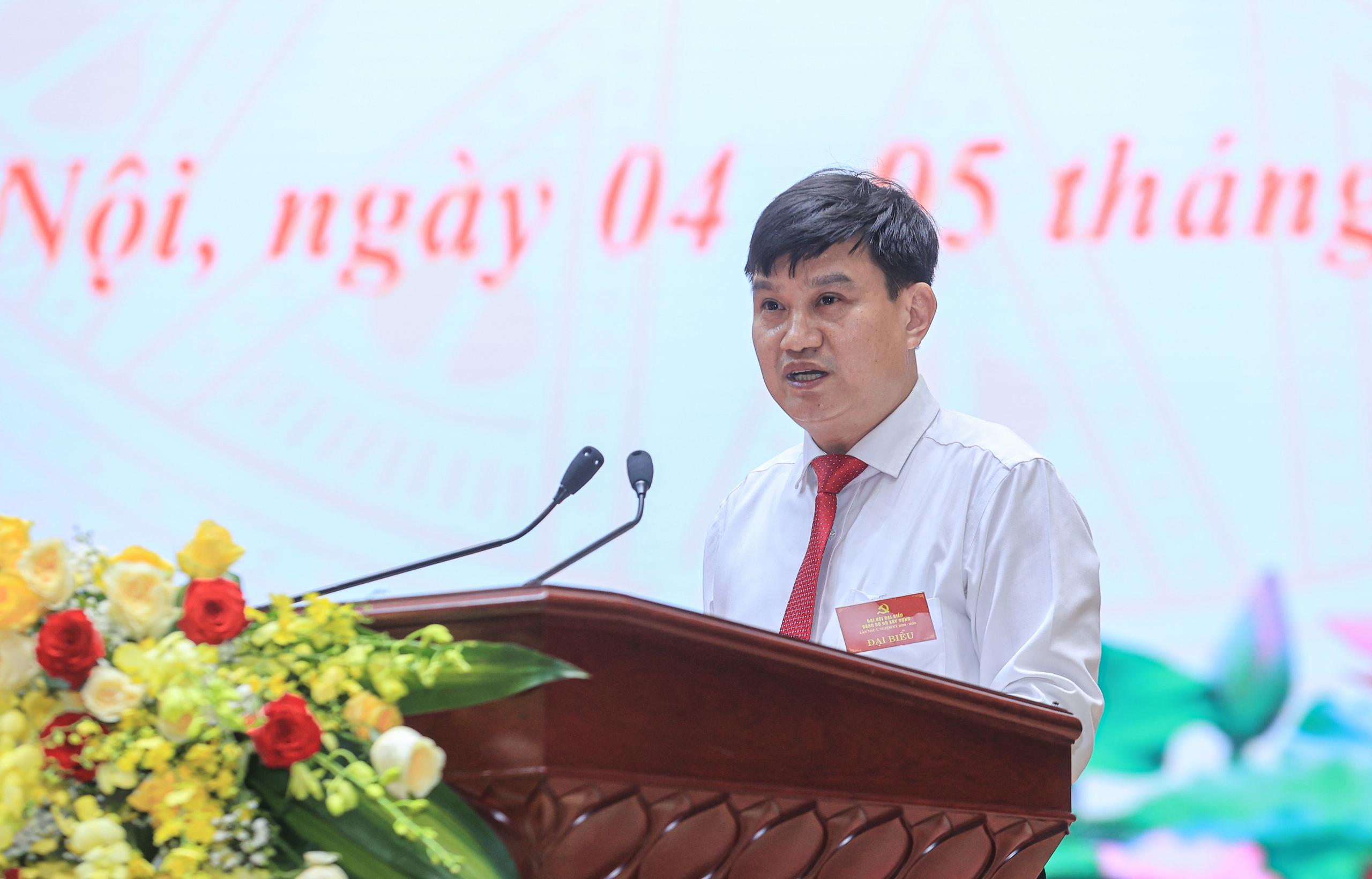 To&agrave;n cảnh phi&ecirc;n tr&ugrave; bị Đại hội Đảng bộ Bộ X&acirc;y dựng lần thứ I, nhiệm kỳ 2025-2030- Ảnh 9.