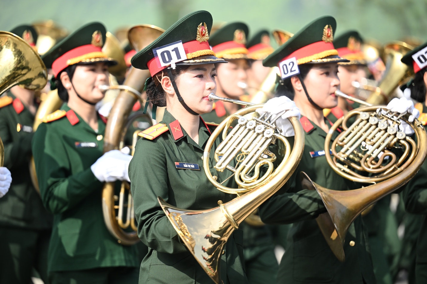 To&agrave;n cảnh c&aacute;c khối diễu binh, diễu h&agrave;nh hợp luyện khi đại lễ đ&atilde; cận kề- Ảnh 3.