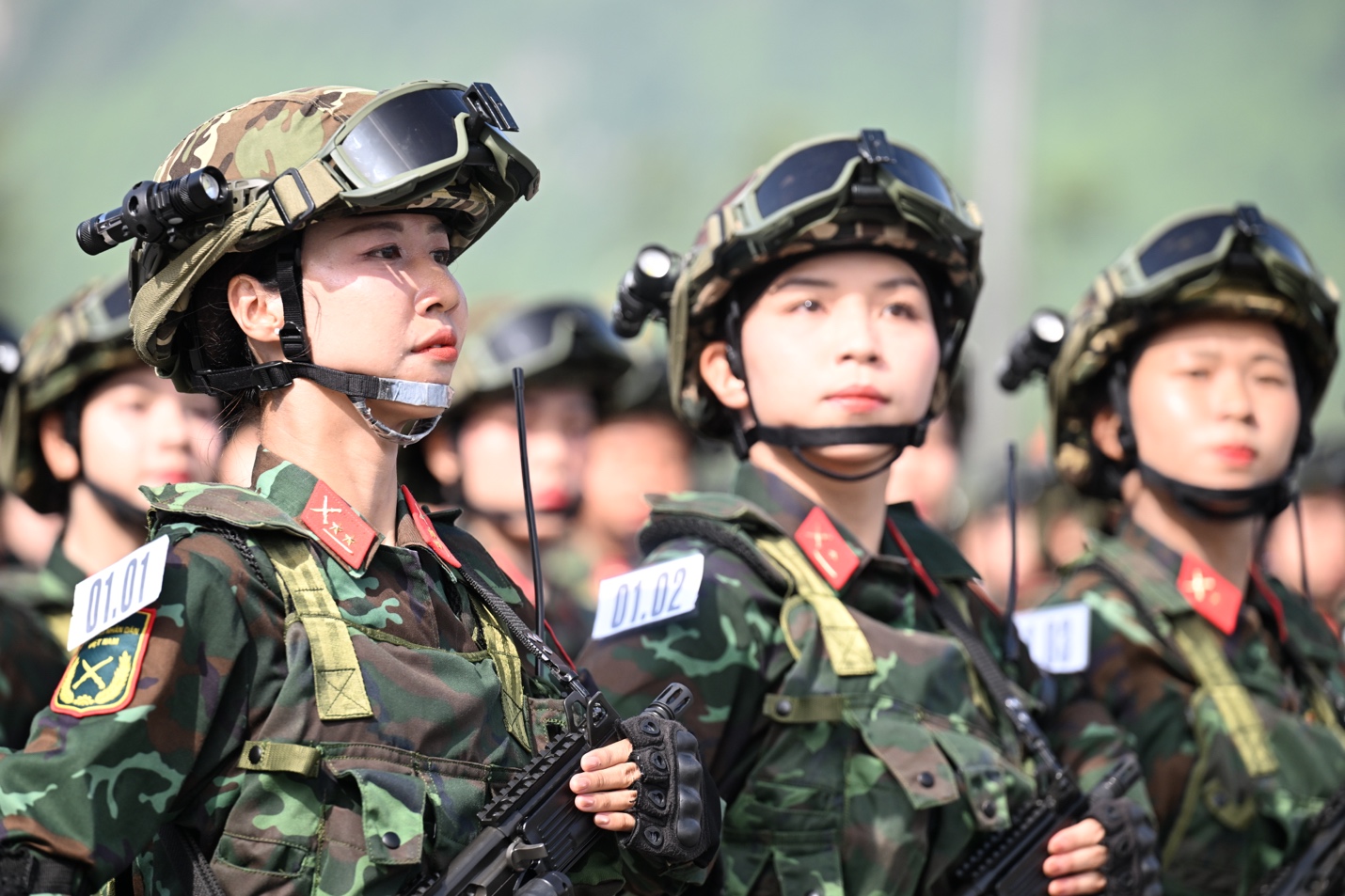 To&agrave;n cảnh c&aacute;c khối diễu binh, diễu h&agrave;nh hợp luyện khi đại lễ đ&atilde; cận kề- Ảnh 17.