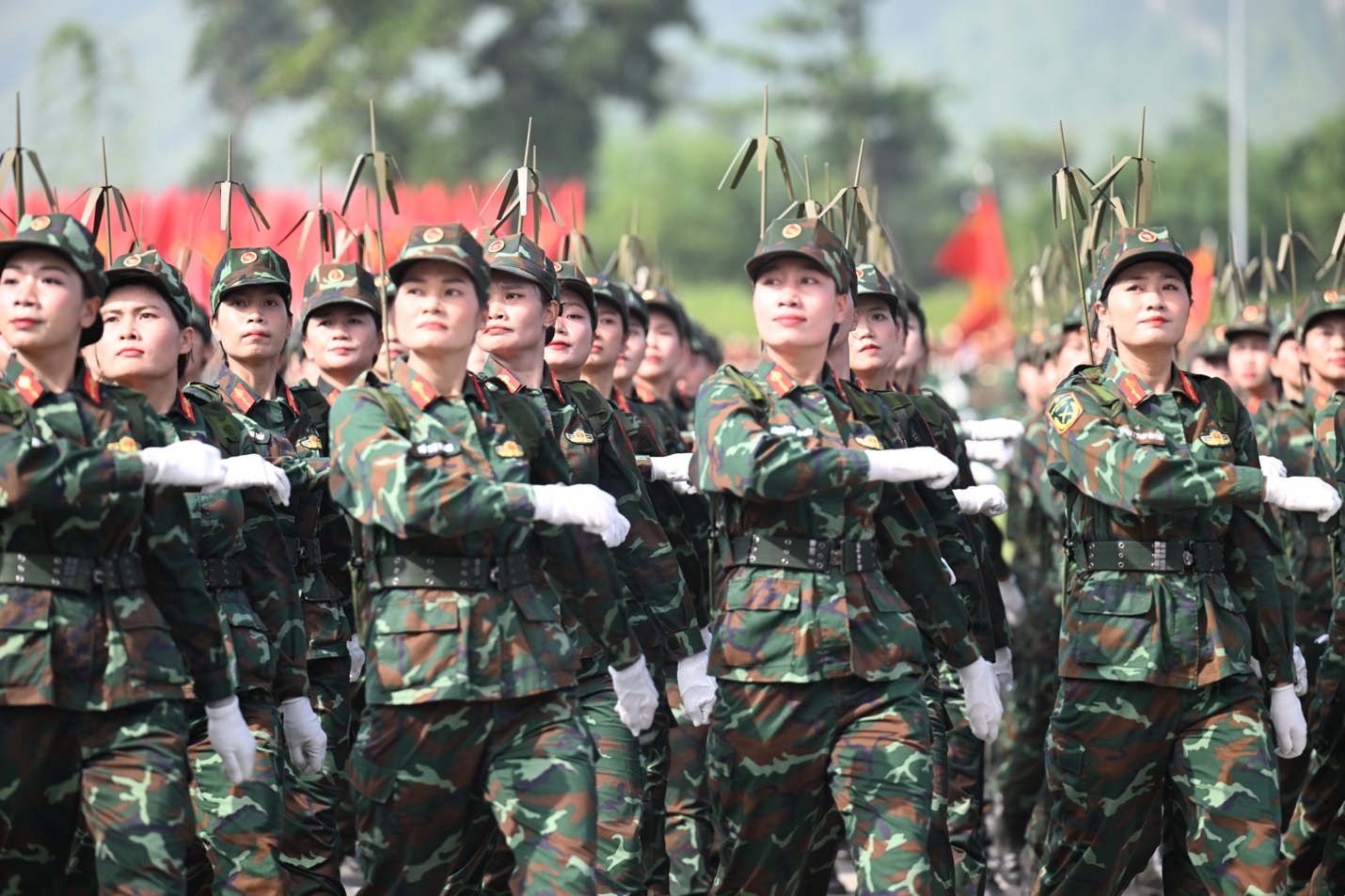 To&agrave;n cảnh c&aacute;c khối diễu binh, diễu h&agrave;nh hợp luyện khi đại lễ đ&atilde; cận kề- Ảnh 19.