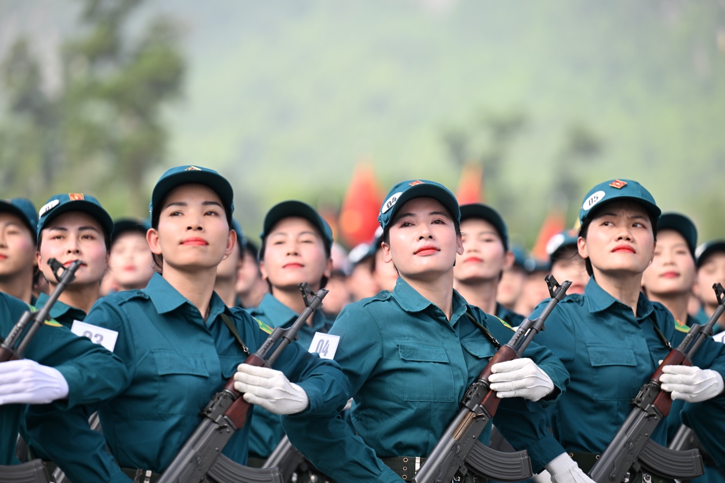 To&agrave;n cảnh c&aacute;c khối diễu binh, diễu h&agrave;nh hợp luyện khi đại lễ đ&atilde; cận kề- Ảnh 21.