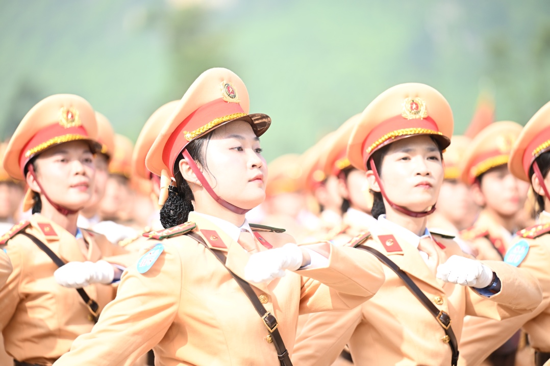 To&agrave;n cảnh c&aacute;c khối diễu binh, diễu h&agrave;nh hợp luyện khi đại lễ đ&atilde; cận kề- Ảnh 23.