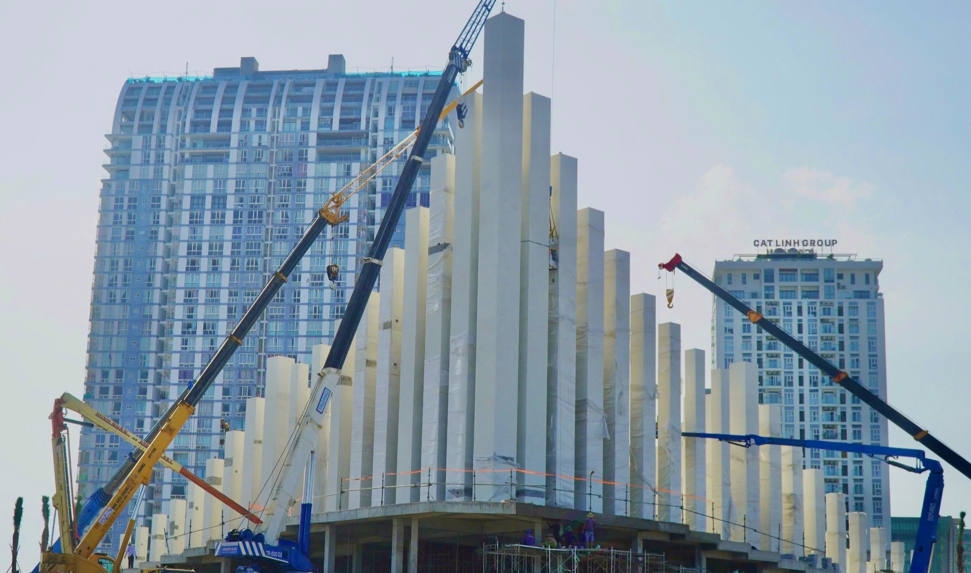 Tháp Tam Thắng như cánh buồm vươn khơi, điểm nhấn mới của Bãi Sau TP.HCM- Ảnh 5. Tháp Tam Thắng như cánh buồm vươn khơi, điểm nhấn mới của Bãi Sau TP.HCM- Ảnh 5.