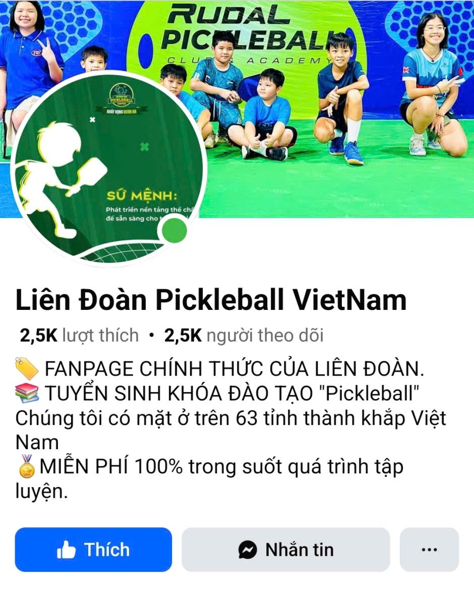Cảnh báo chiêu trò lừa đảo đội lốt Liên đoàn pickleball Việt Nam- Ảnh 1. Cảnh báo chiêu trò lừa đảo đội lốt Liên đoàn pickleball Việt Nam- Ảnh 1.