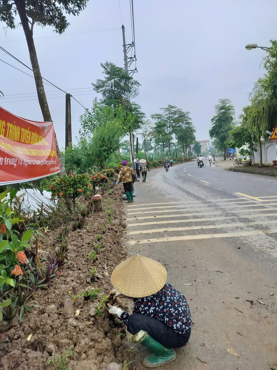 Xã vùng ven Thủ đô từ "điểm đen" rác thải đến rực rỡ đường hoa - Ảnh 6. Xã vùng ven Thủ đô từ "điểm đen" rác thải đến rực rỡ đường hoa - Ảnh 6.