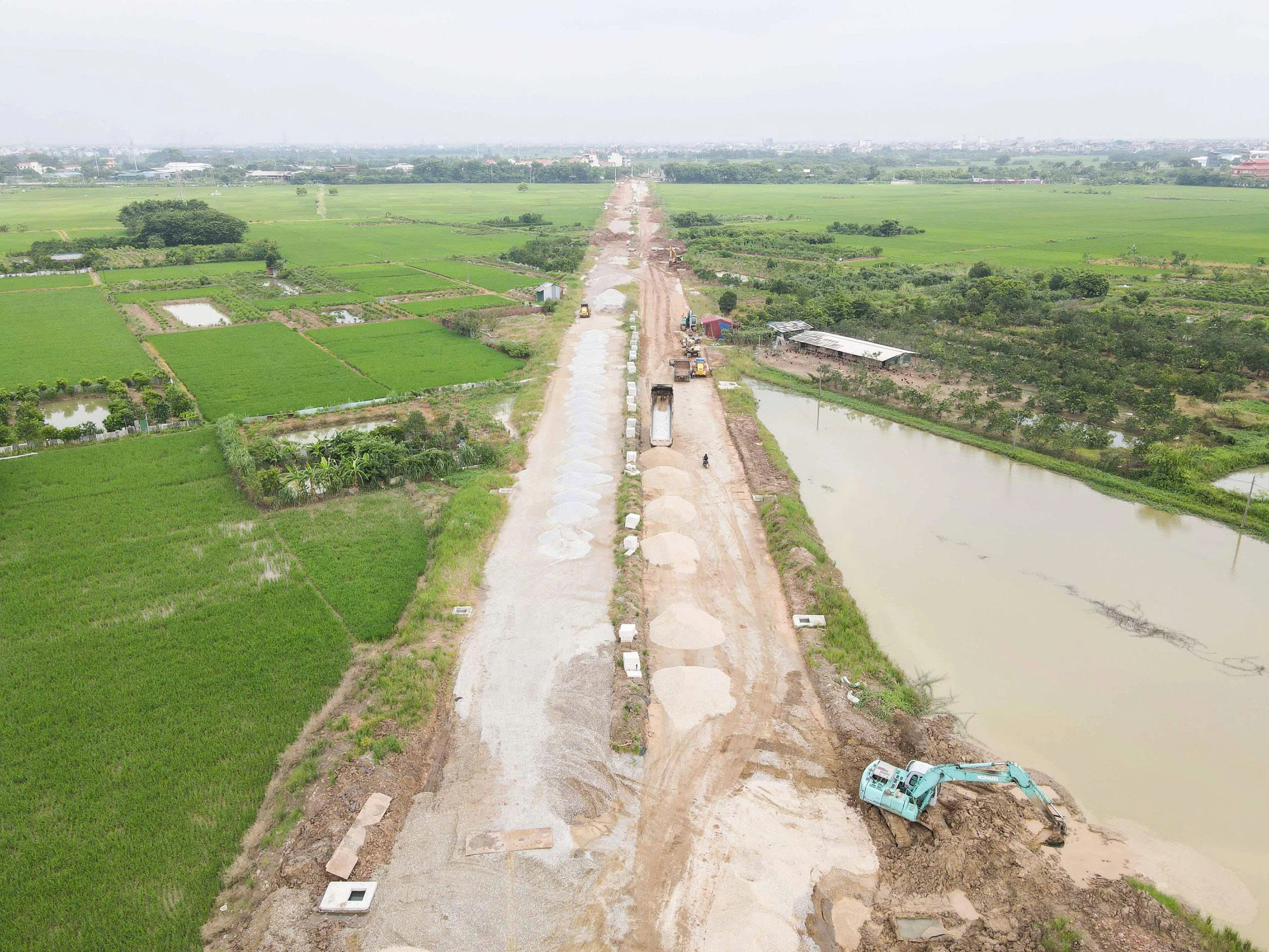 Cận cảnh đường hơn 460 tỷ đồng ở Bắc Ninh sau hơn 5 th&aacute;ng thi c&ocirc;ng- Ảnh 12.