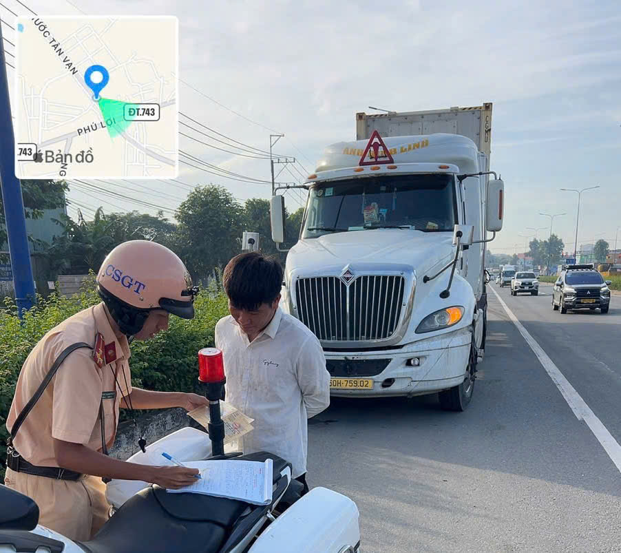 CSGT TP.HCM tổng kiểm tra xe vận tải sau h&agrave;ng loạt vụ tai nạn nghi&ecirc;m trọng- Ảnh 1.