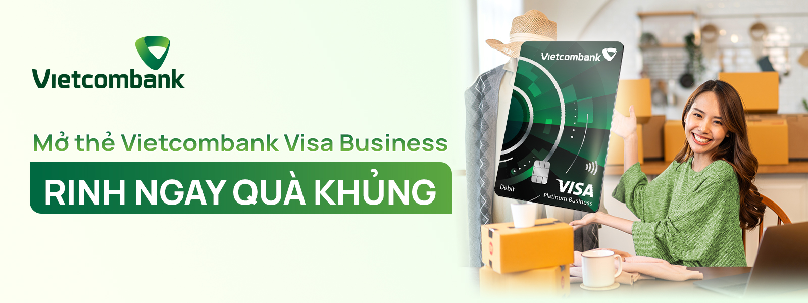 Doanh nghiệp dễ dàng quản lý chi tiêu, khấu trừ thuế với thẻ Vietcombank Visa Business- Ảnh 2. Doanh nghiệp dễ dàng quản lý chi tiêu, khấu trừ thuế với thẻ Vietcombank Visa Business- Ảnh 2.