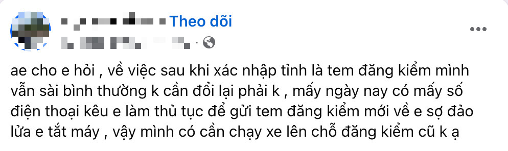 Cảnh b&aacute;o thủ đoạn lừa đảo đổi tem kiểm định, lợi dụng s&aacute;p nhập tỉnh
- Ảnh 1.