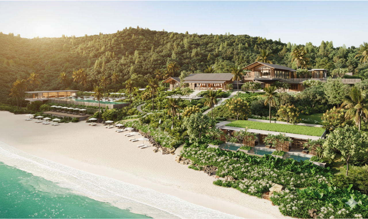 Cao L&ecirc; Land Concept khởi c&ocirc;ng g&oacute;i thầu cảnh quan tại dự &aacute;n Mandarin Oriental B&atilde;i Nồm- Ảnh 3.