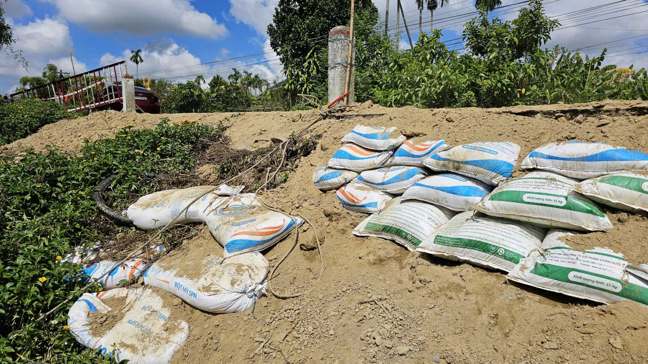 Huế: Khẩn cấp khắc phục sụt l&uacute;n, đảm bảo an to&agrave;n tuyến đường b&ecirc; t&ocirc;ng dọc s&ocirc;ng Bồ- Ảnh 11.