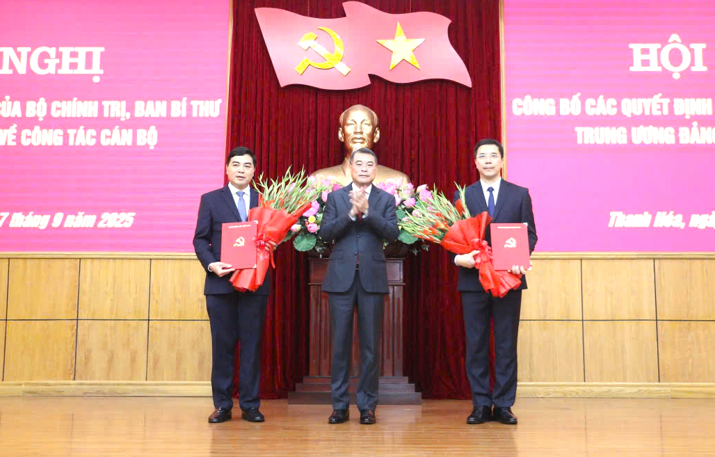 Thanh H&oacute;a c&oacute; hai t&acirc;n Ph&oacute; b&iacute; thư Tỉnh ủy- Ảnh 1.