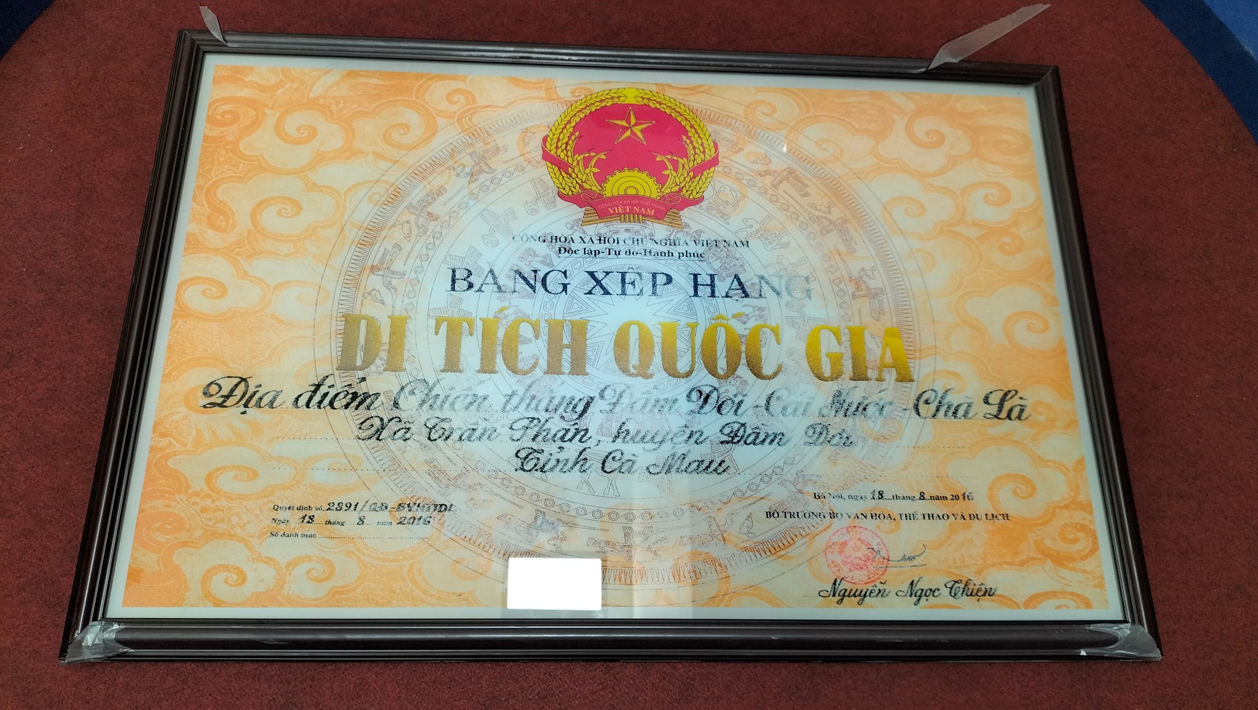 Di t&iacute;ch chiến thắng Đầm Dơi - C&aacute;i Nước - Ch&agrave; L&agrave; địa chỉ đỏ ti&ecirc;u biểu ở C&agrave; Mau- Ảnh 13.