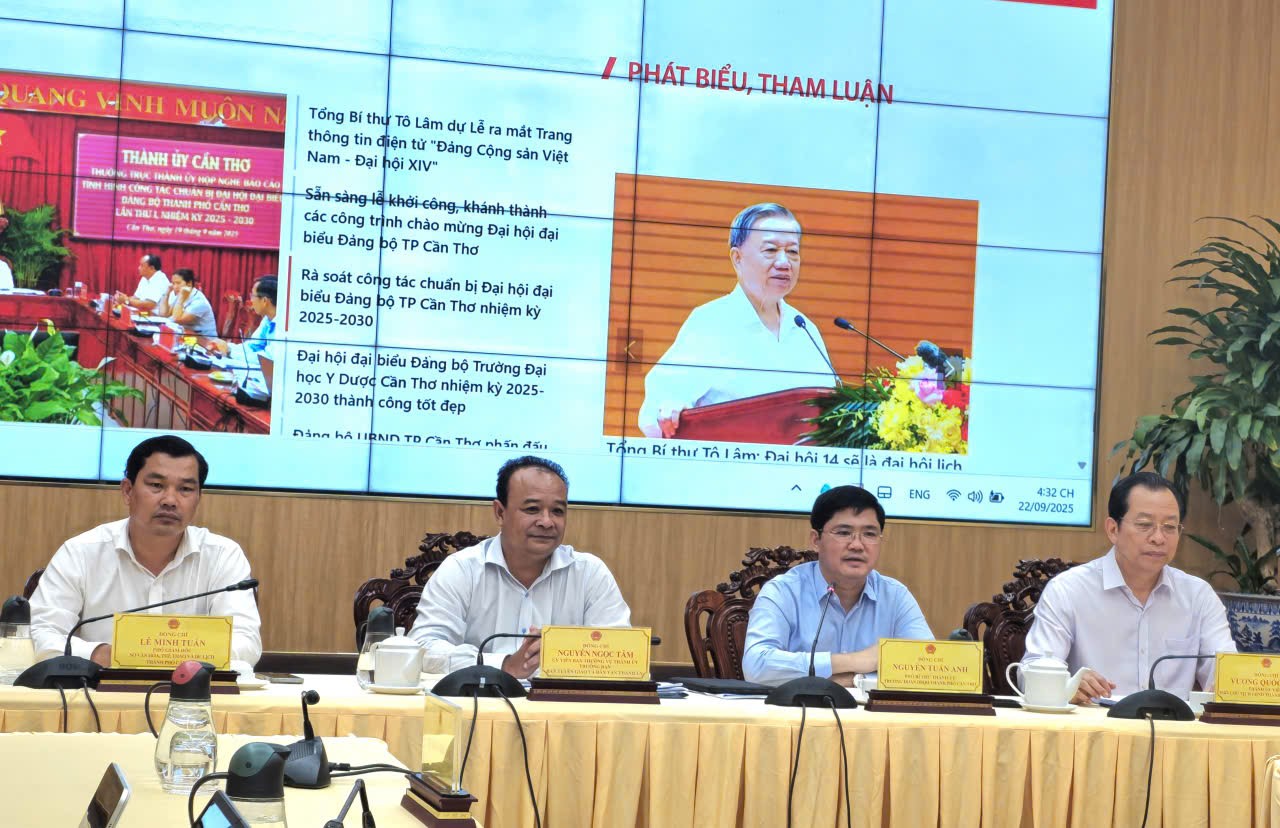 485 đại biểu sẽ tham dự Đại hội Đảng bộ th&agrave;nh phố Cần Thơ lần thứ I- Ảnh 2.