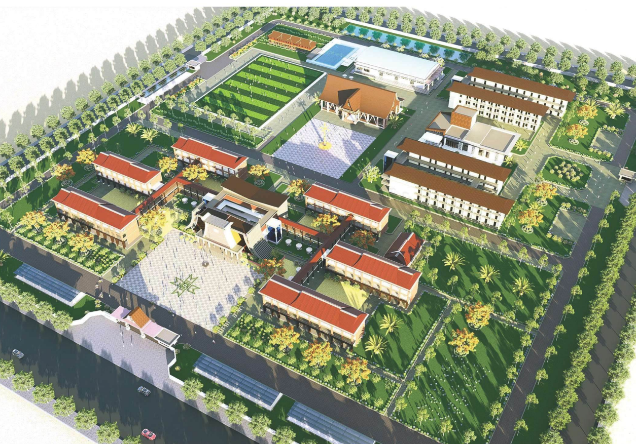 Một thiết kế mẫu Trường nội tr&uacute; li&ecirc;n cấp tại x&atilde; bi&ecirc;n giới đất liền v&ugrave;ng Nam Trung Bộ.