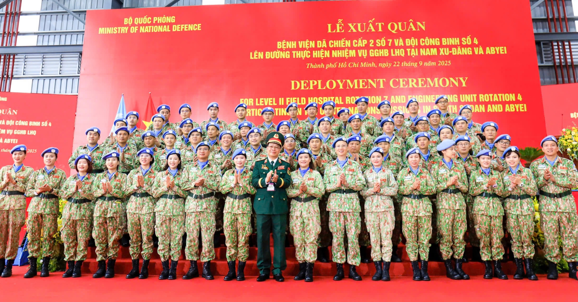 Gần 250 chiến sĩ Việt Nam l&ecirc;n đường l&agrave;m nhiệm vụ g&igrave;n giữ h&ograve;a b&igrave;nh Li&ecirc;n hợp quốc- Ảnh 1.