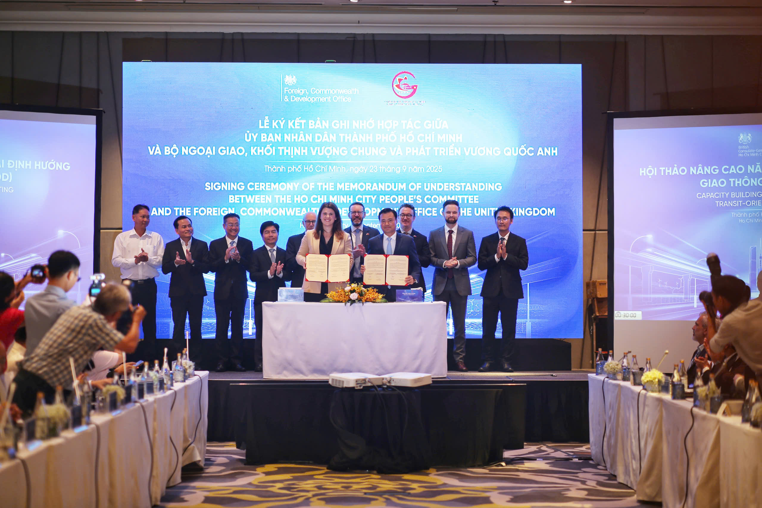 TP.HCM k&yacute; kết hợp t&aacute;c với Vương quốc Anh, học hỏi kinh nghiệm ph&aacute;t triển TOD- Ảnh 1.
