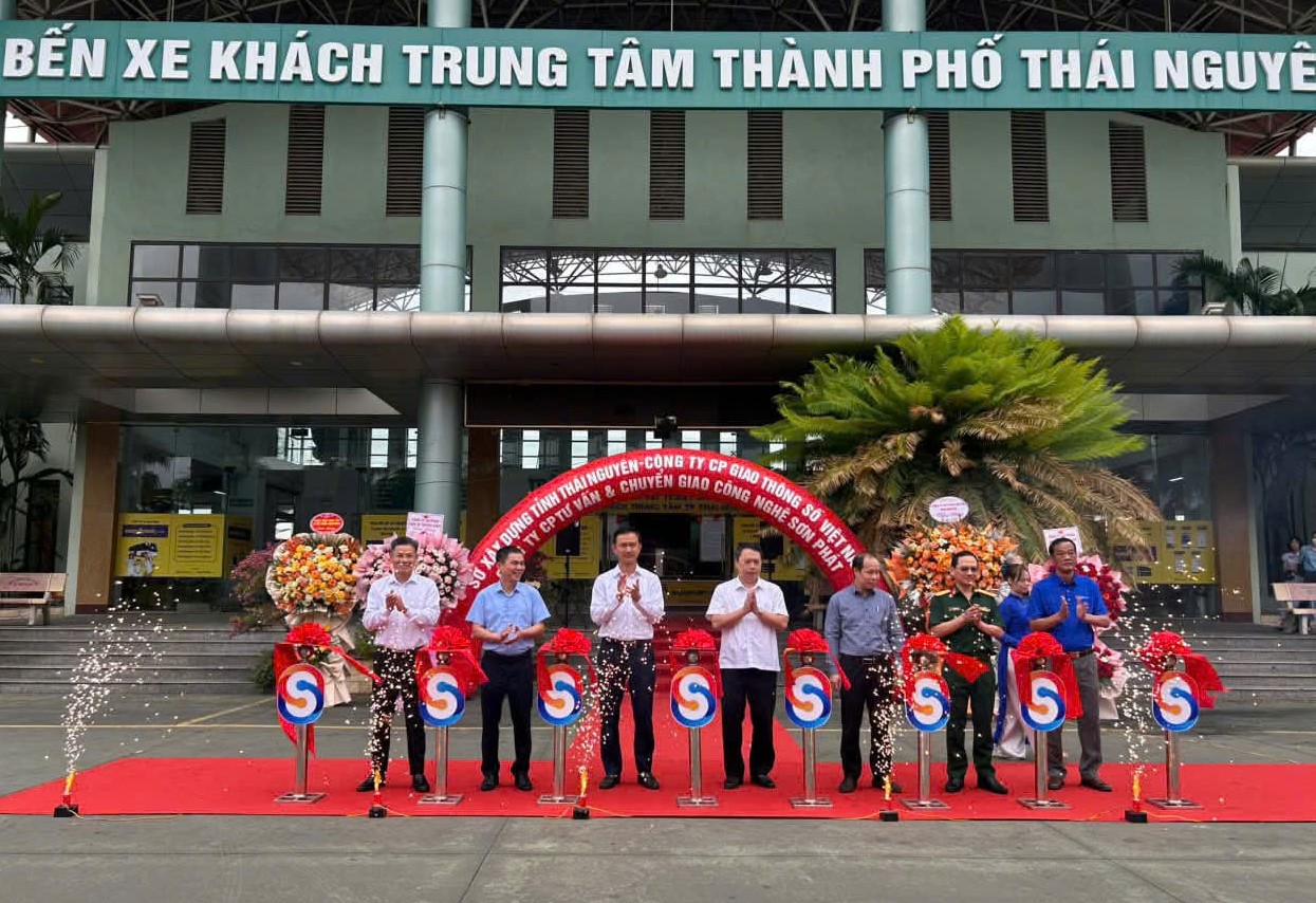 Th&aacute;i Nguy&ecirc;n ra mắt giải ph&aacute;p thu ph&iacute; ETC tại bến xe, th&uacute;c đẩy chuyển đổi số- Ảnh 1.