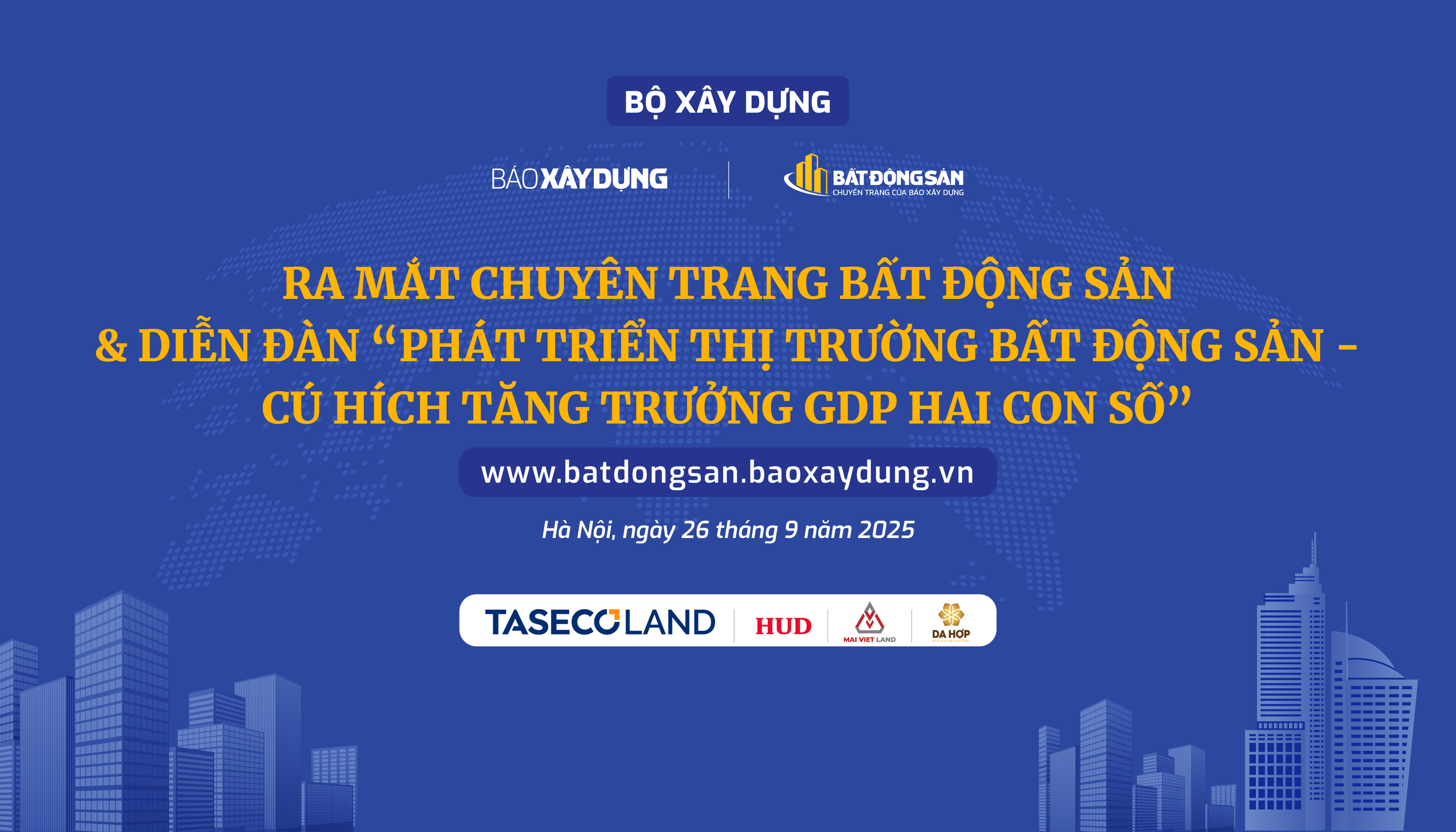 Trực tiếp: Diễn đ&agrave;n "Ph&aacute;t triển thị trường BĐS - C&uacute; h&iacute;ch tăng trưởng GDP hai con số"- Ảnh 1.