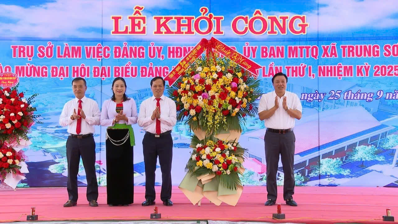 Ph&uacute; Thọ: Khởi c&ocirc;ng trụ sở x&atilde; Trung Sơn trong t&igrave;nh huống khẩn cấp- Ảnh 1.