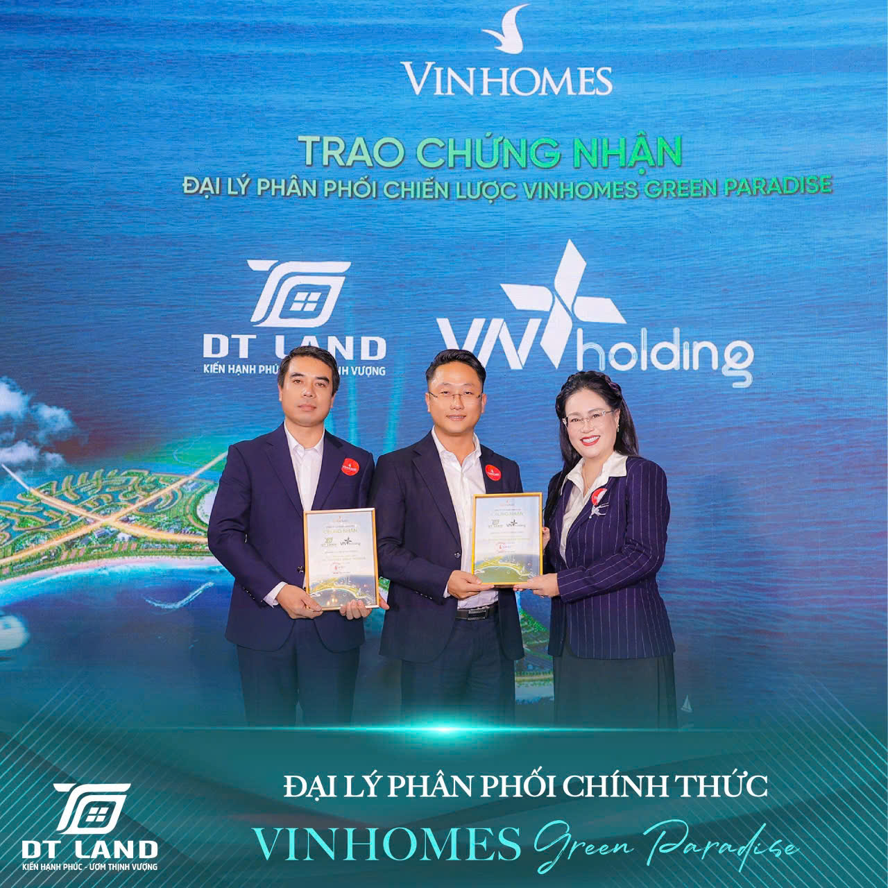 DTLAND - Đại l&yacute; ph&acirc;n phối chiến lược dự &aacute;n Vinhomes Green Paradise- Ảnh 1.