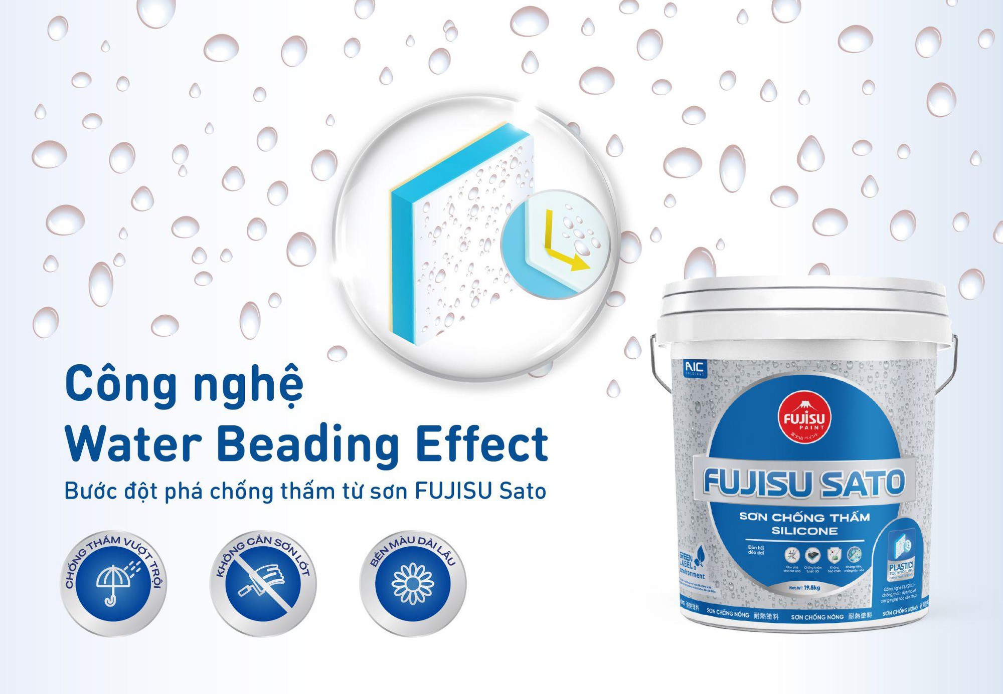 Fujisu Sato - tự hào dòng sơn chống thấm chất lượng cao- Ảnh 2. Fujisu Sato - tự hào dòng sơn chống thấm chất lượng cao- Ảnh 2.