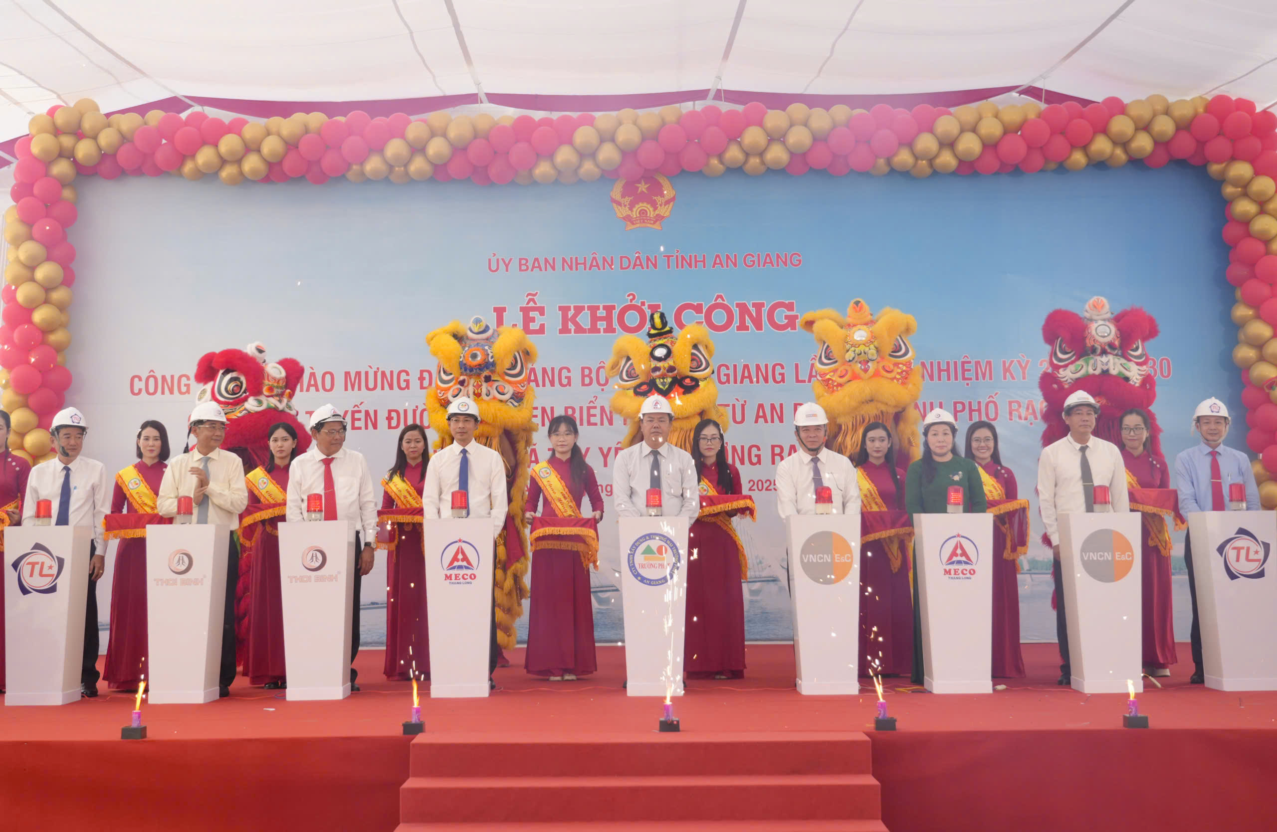 Khởi c&ocirc;ng cầu đường bộ ven biển 3.900 tỷ đồng ở An Giang- Ảnh 1.