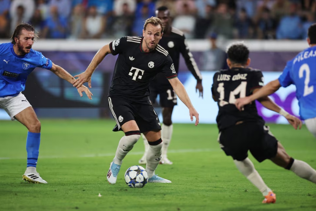 Harry Kane lập cú đúp, Bayern Munich thắng đậm Pafos ở Champions League- Ảnh 1. Harry Kane lập cú đúp, Bayern Munich thắng đậm Pafos ở Champions League- Ảnh 1.
