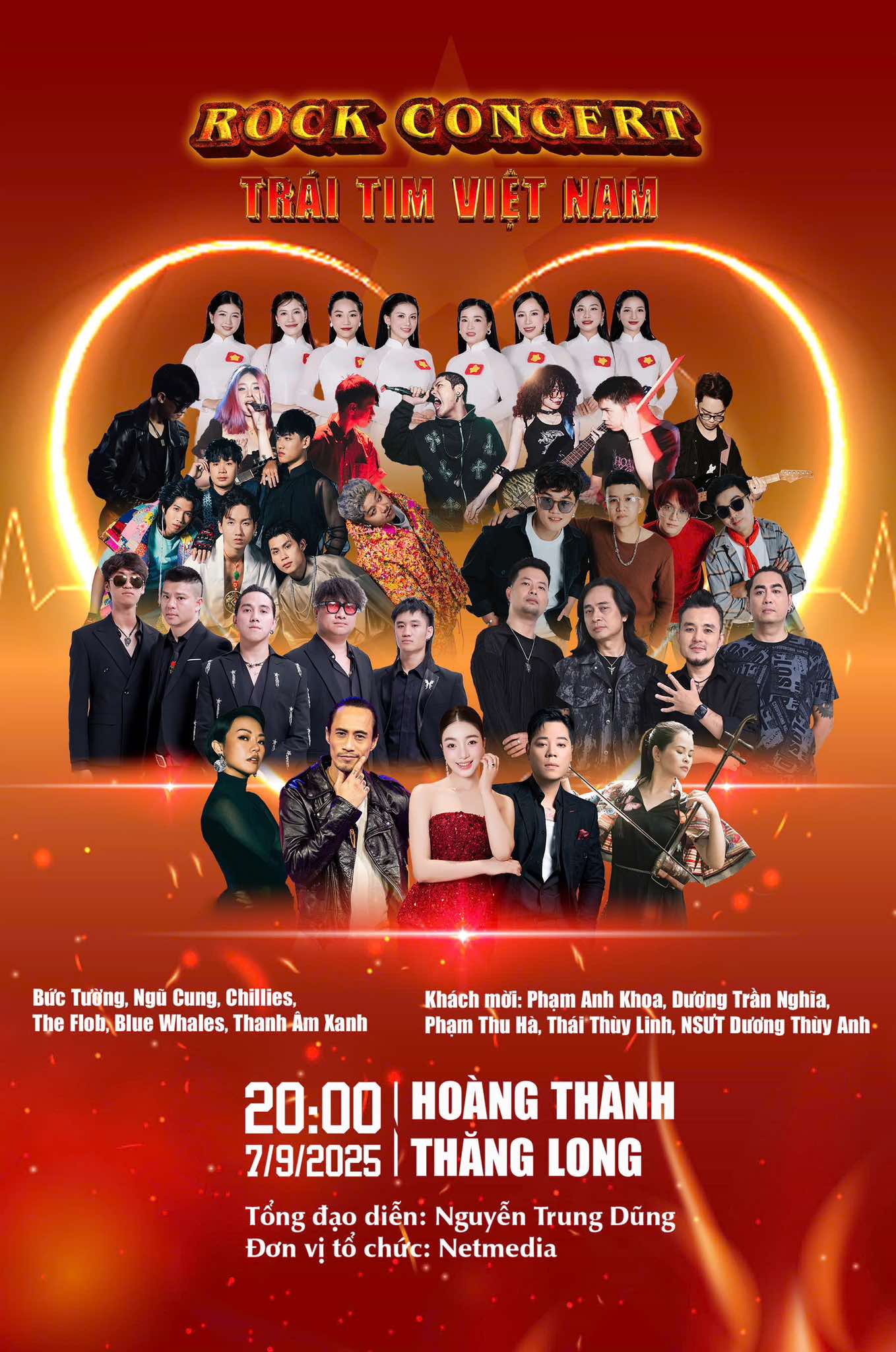 L&ugrave;i lịch tổ chức đ&ecirc;m nhạc miễn ph&iacute; &ldquo;Rock Concert &ndash; Tr&aacute;i tim Việt Nam&rdquo;- Ảnh 1.