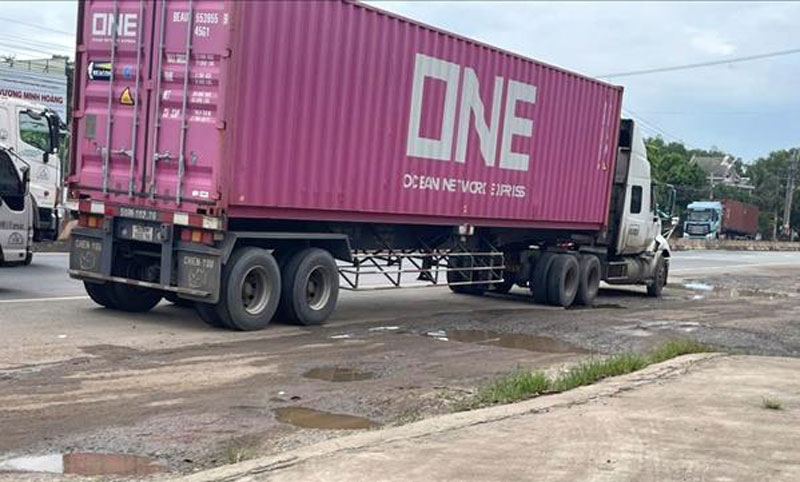 Hiện trường vụ tai nạn - Ảnh: TTXVN.