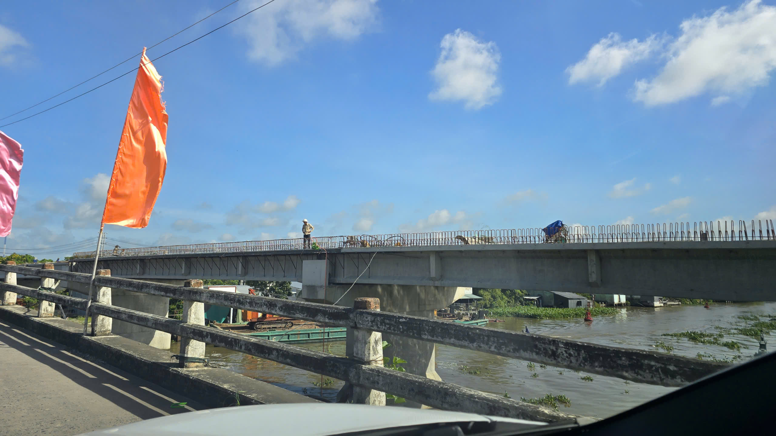 Vướng mặt bằng, cầu V&agrave;m X&aacute;ng Thị Đội ở An Giang lo trễ hẹn về đ&iacute;ch- Ảnh 1.