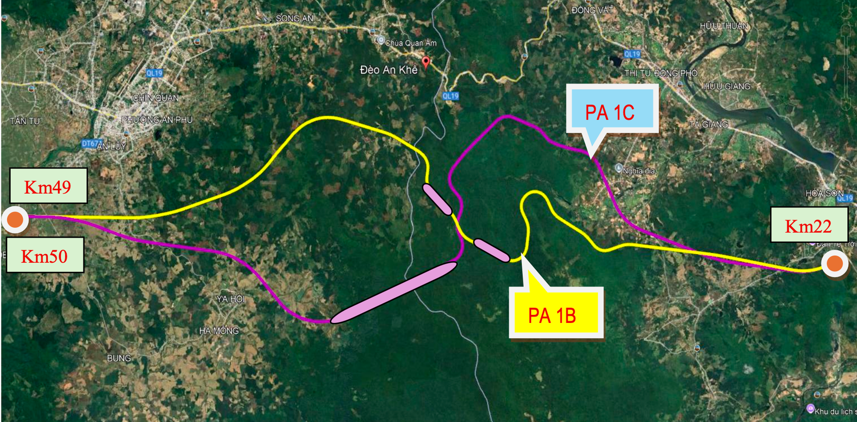 Gia Lai điều chỉnh hướng tuyến cao tốc Quy Nhơn - Pleiku đoạn qua đ&egrave;o An Kh&ecirc;- Ảnh 1.