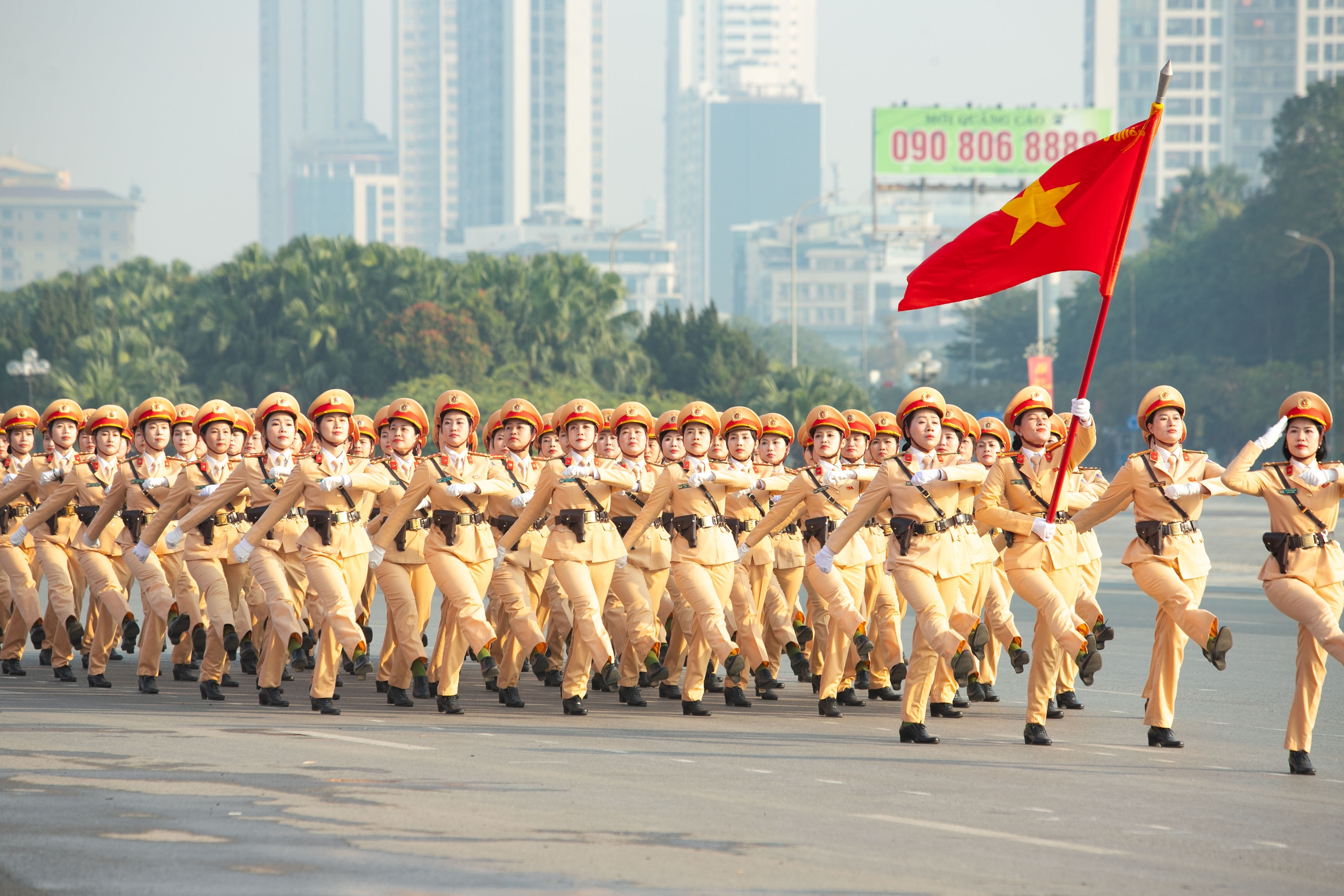 C&ocirc;ng an tr&igrave;nh diễn sức mạnh, phương tiện hiện đại tại lễ xuất qu&acirc;n bảo vệ Đại hội Đảng- Ảnh 7.