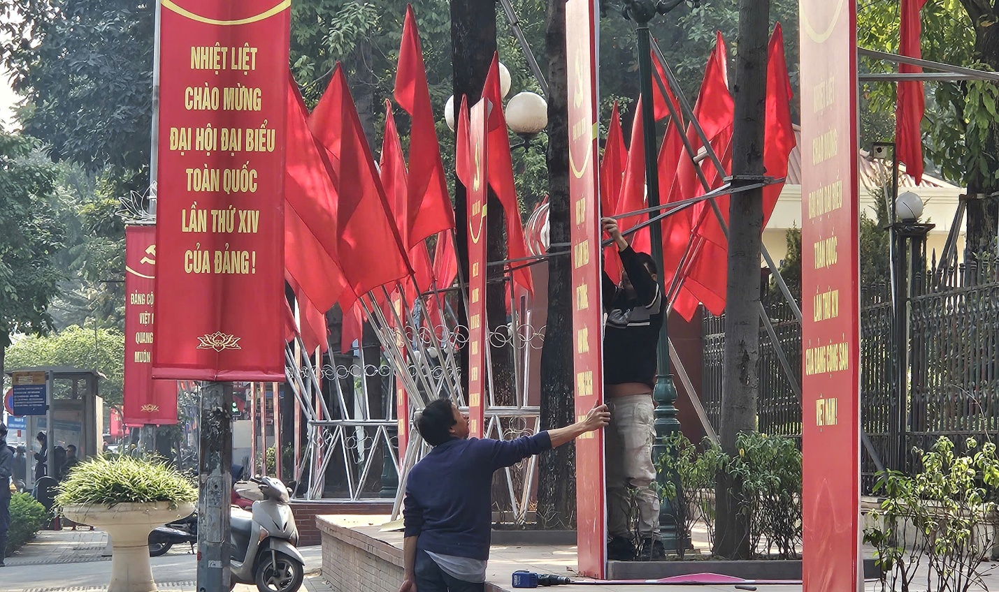 H&agrave; Nội chỉnh trang đ&ocirc; thị, kho&aacute;c diện mạo mới ch&agrave;o mừng Đại hội Đảng- Ảnh 5.