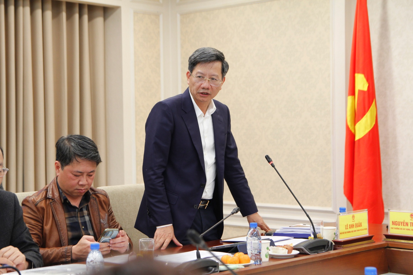 &Ocirc;ng L&ecirc; Anh Qu&acirc;n, Ph&oacute; Chủ tịch Thường trực UBND th&agrave;nh phố Hải Ph&ograve;ng đ&atilde; tiếp thu đầy đủ &yacute; kiến của Hội đồng thẩm định.