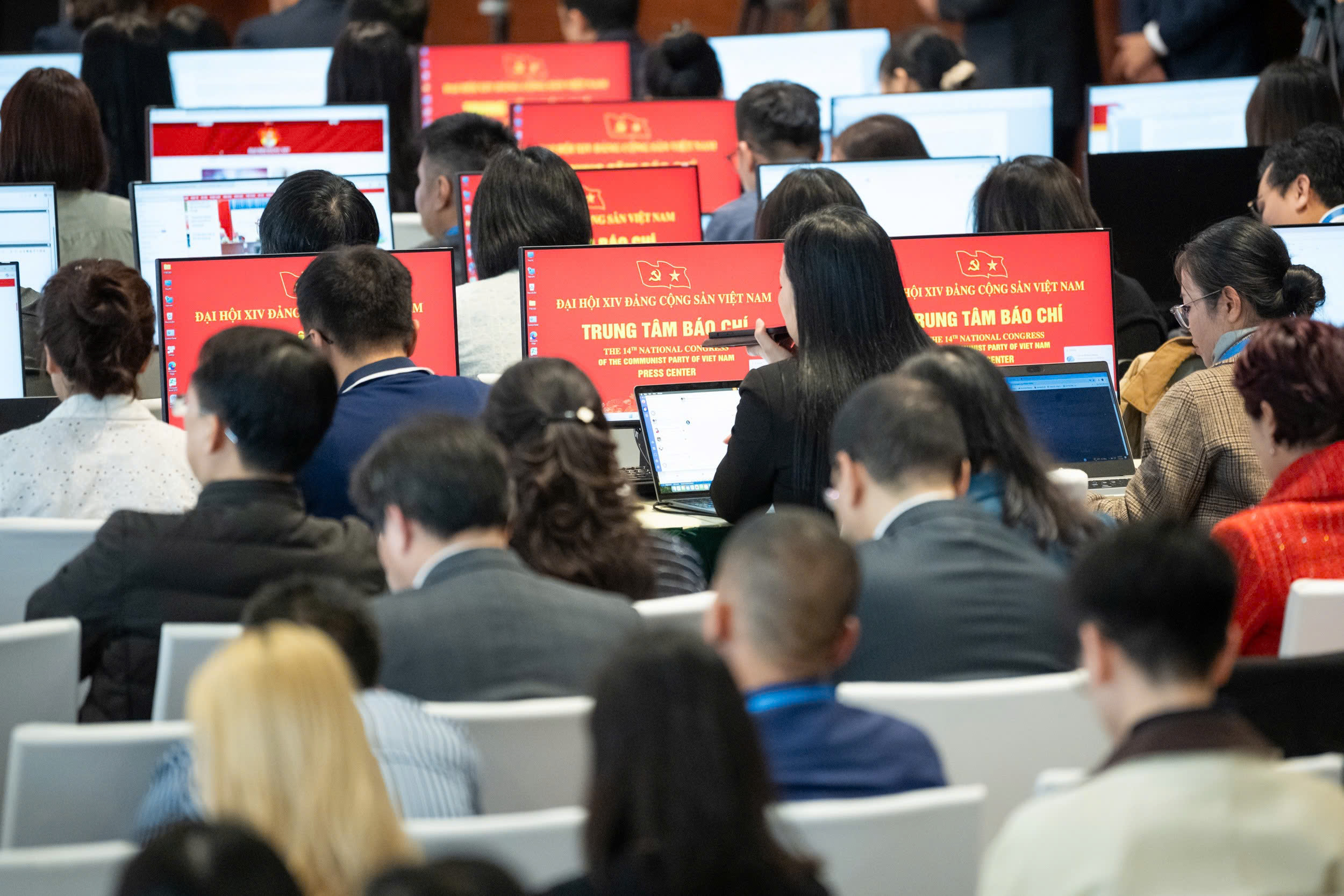 Khai trương Trung t&acirc;m B&aacute;o ch&iacute; Đại hội XIV của Đảng- Ảnh 4.
