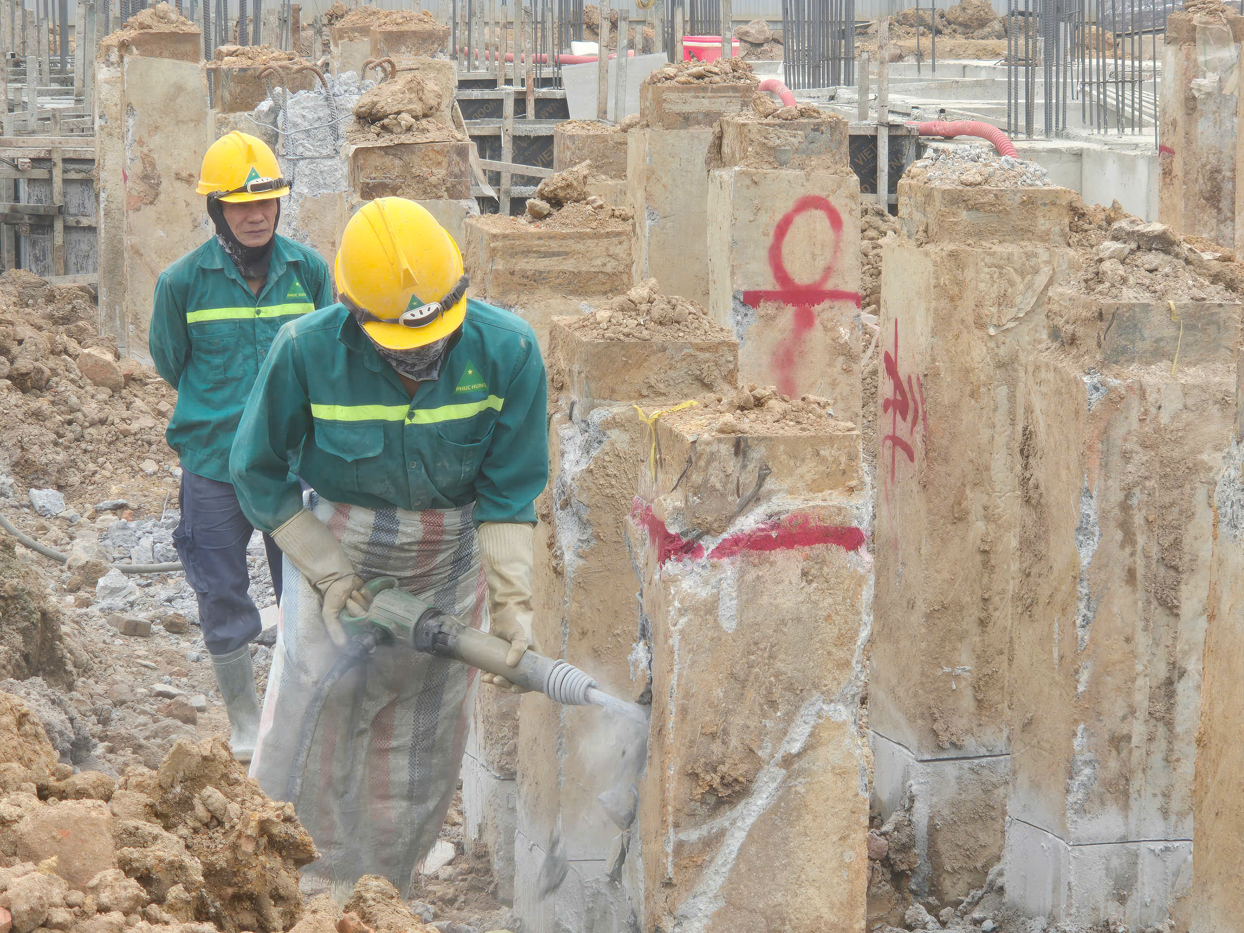 Tăng tốc thi c&ocirc;ng dự &aacute;n phố đi bộ trung t&acirc;m Th&aacute;i Nguy&ecirc;n, một số hạng mục vượt tiến độ- Ảnh 19.