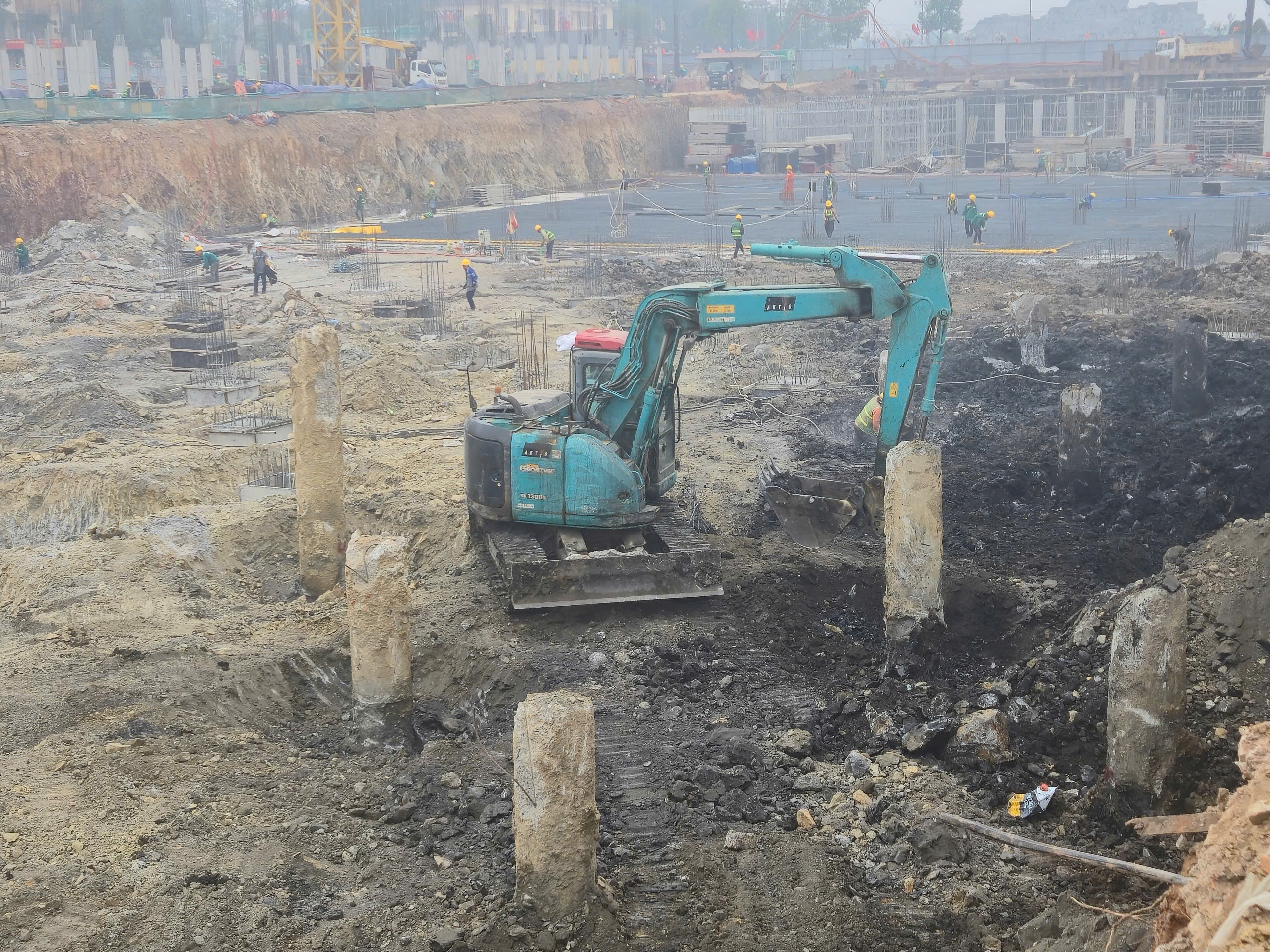 Tăng tốc thi c&ocirc;ng dự &aacute;n phố đi bộ trung t&acirc;m Th&aacute;i Nguy&ecirc;n, một số hạng mục vượt tiến độ- Ảnh 18.