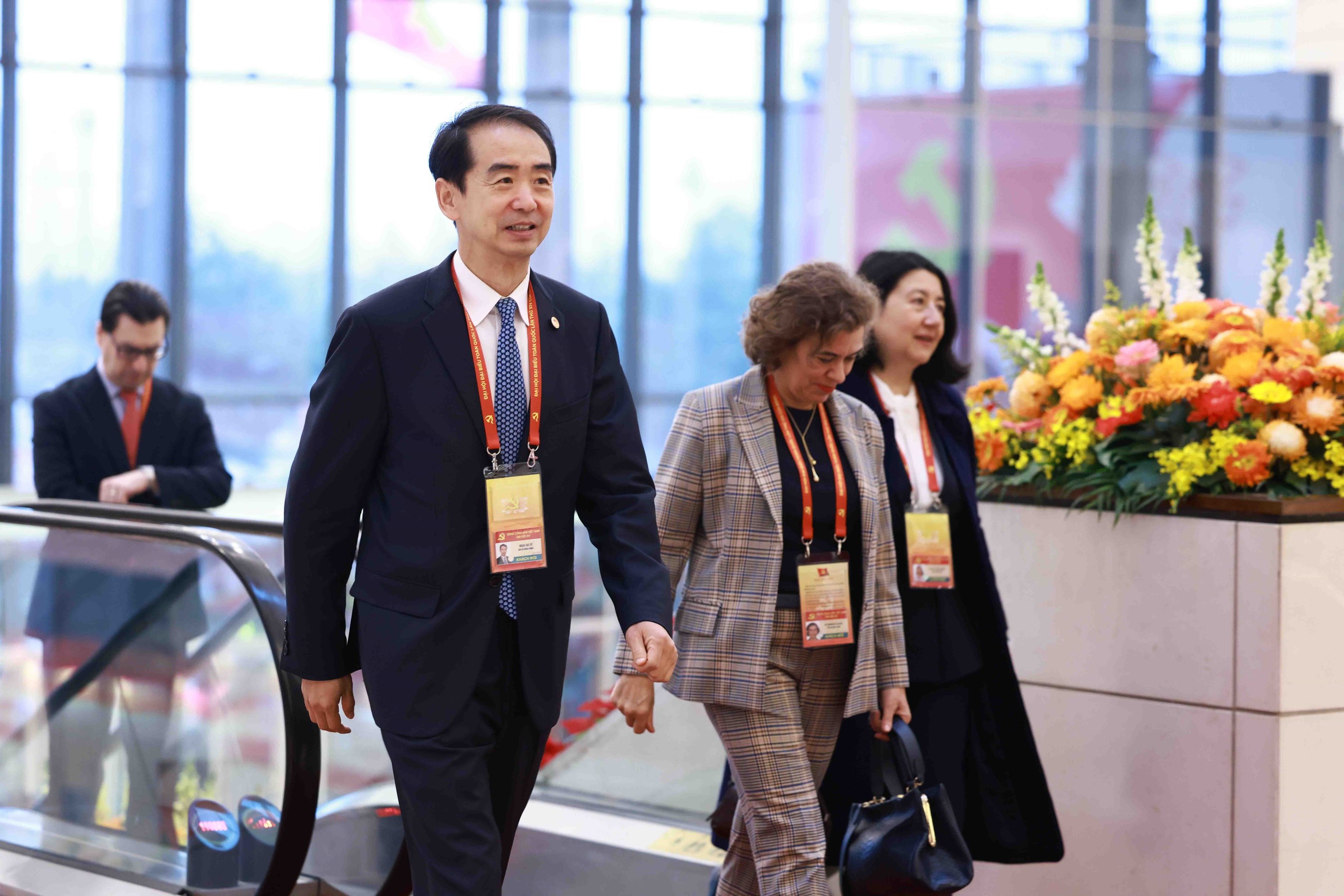 Các đại biểu, khách mời quốc tế đến dự phiên khai mạc trọng thể Đại hội XIV của Đảng- Ảnh 7. Các đại biểu, khách mời quốc tế đến dự phiên khai mạc trọng thể Đại hội XIV của Đảng- Ảnh 7.