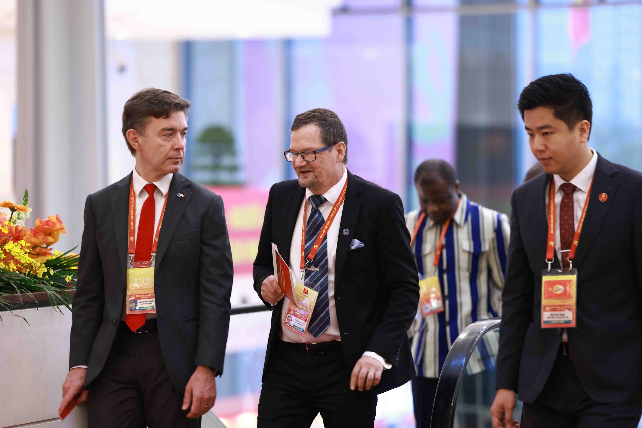 Các đại biểu, khách mời quốc tế đến dự phiên khai mạc trọng thể Đại hội XIV của Đảng- Ảnh 9. Các đại biểu, khách mời quốc tế đến dự phiên khai mạc trọng thể Đại hội XIV của Đảng- Ảnh 9.