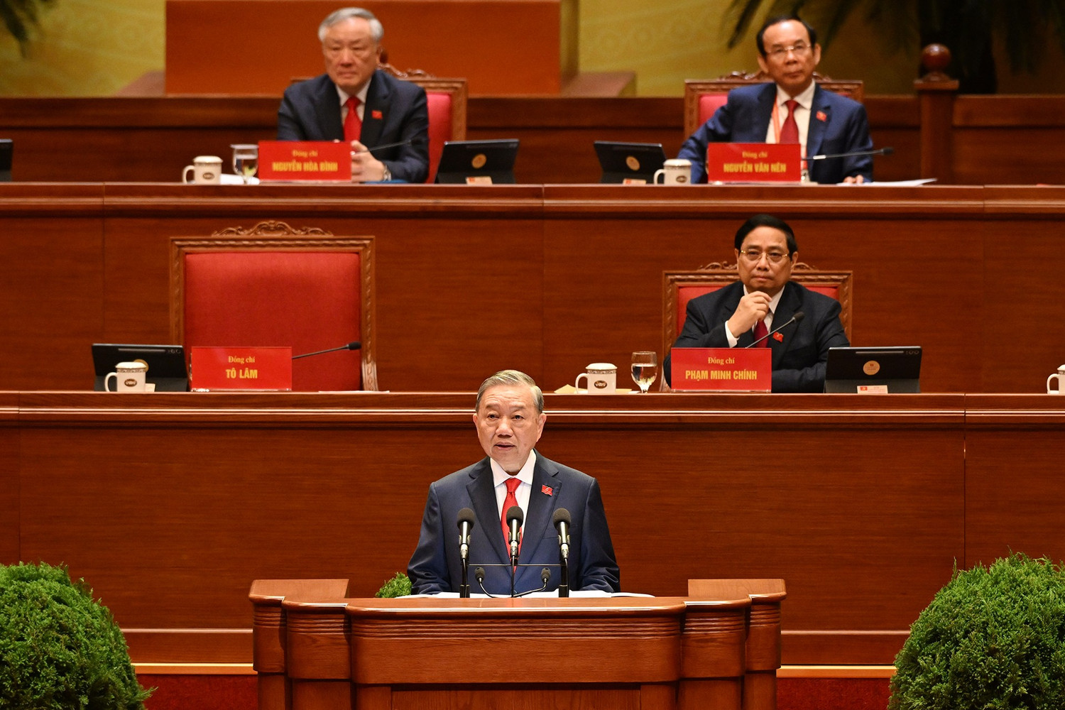 Tổng B&iacute; thư T&ocirc; L&acirc;m: Đường lối đổi mới của Đảng ph&ugrave; hợp xu hướng ph&aacute;t triển của thời đại- Ảnh 1.