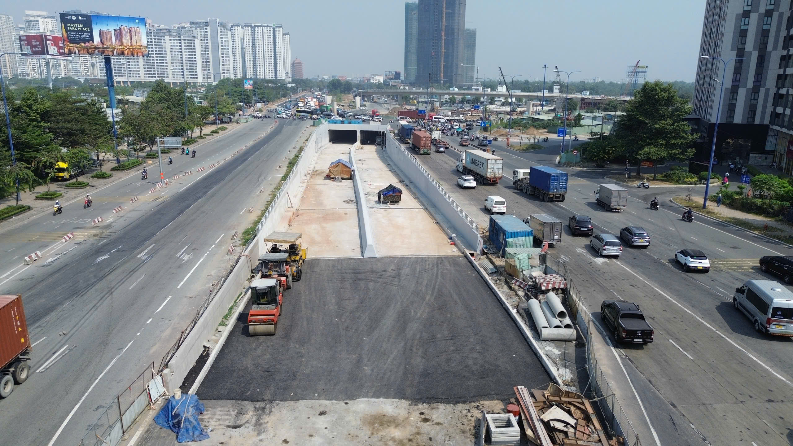 Cận cảnh hầm chui An Ph&uacute; trước ng&agrave;y th&ocirc;ng xe, kỳ vọng giảm &ugrave;n tắc cửa ng&otilde; ph&iacute;a Đ&ocirc;ng TP.HCM- Ảnh 4.