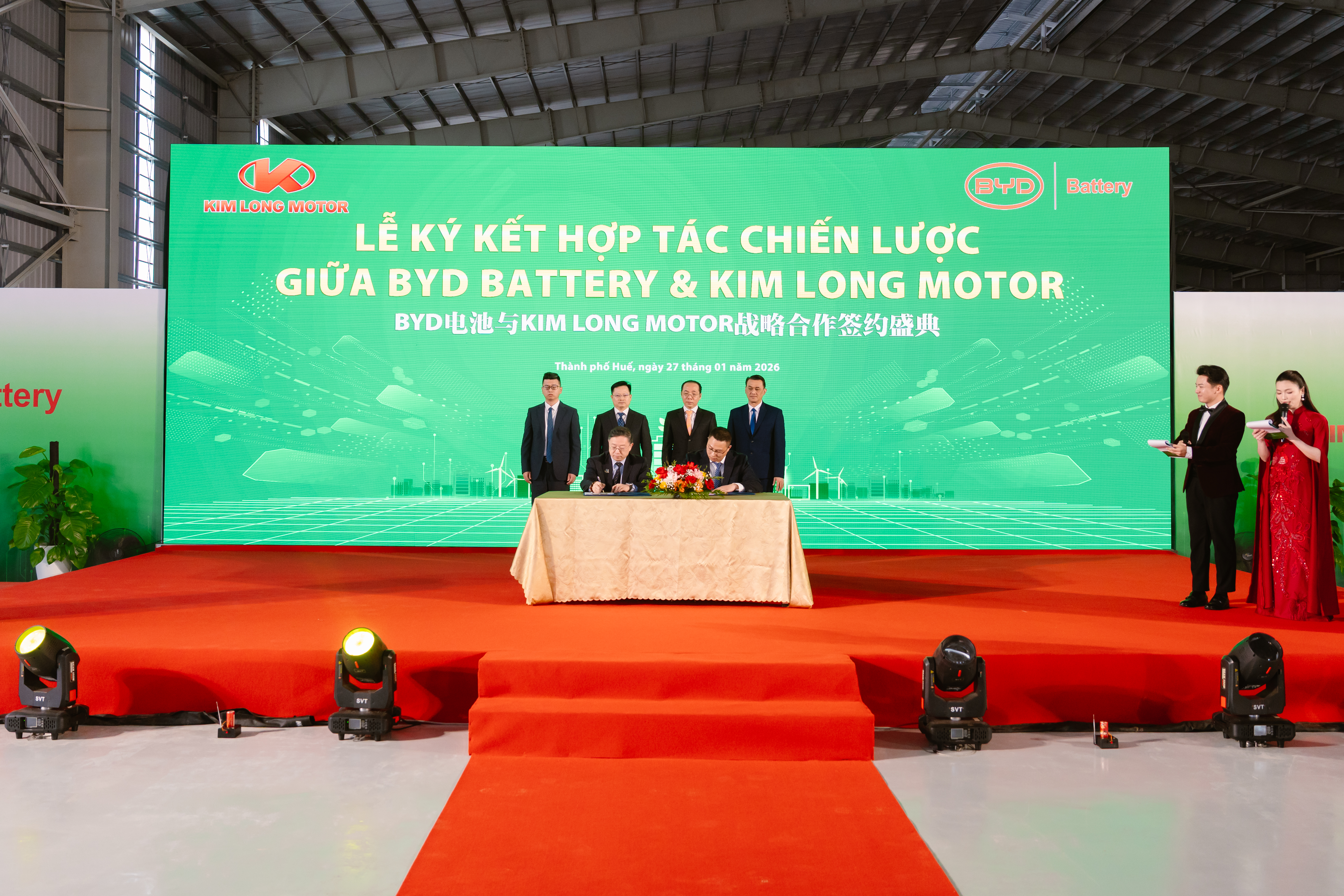 Kim Long Motor xây nhà máy pin BYD 130 triệu USD tại Huế- Ảnh 1. Kim Long Motor xây nhà máy pin BYD 130 triệu USD tại Huế- Ảnh 1.