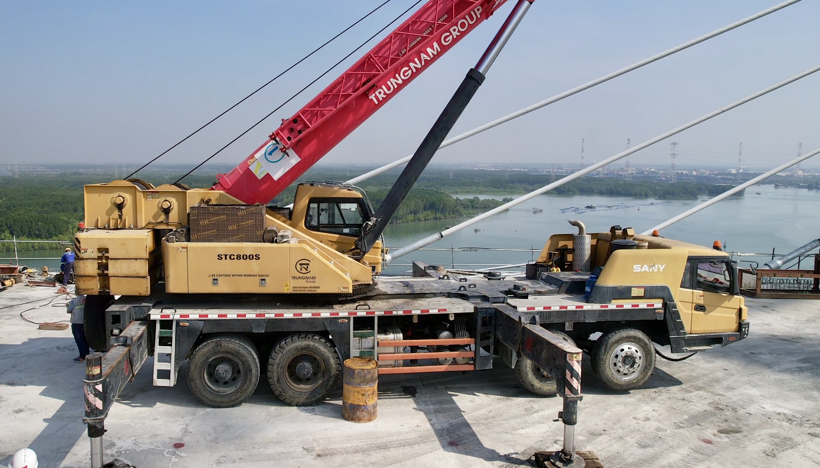 Cầu Phước An có nhịp chính dài nhất Đông Nam Á: Tháng 6 hợp long biên, sớm hơn kế hoạch- Ảnh 4. Cầu Phước An có nhịp chính dài nhất Đông Nam Á: Tháng 6 hợp long biên, sớm hơn kế hoạch- Ảnh 4.