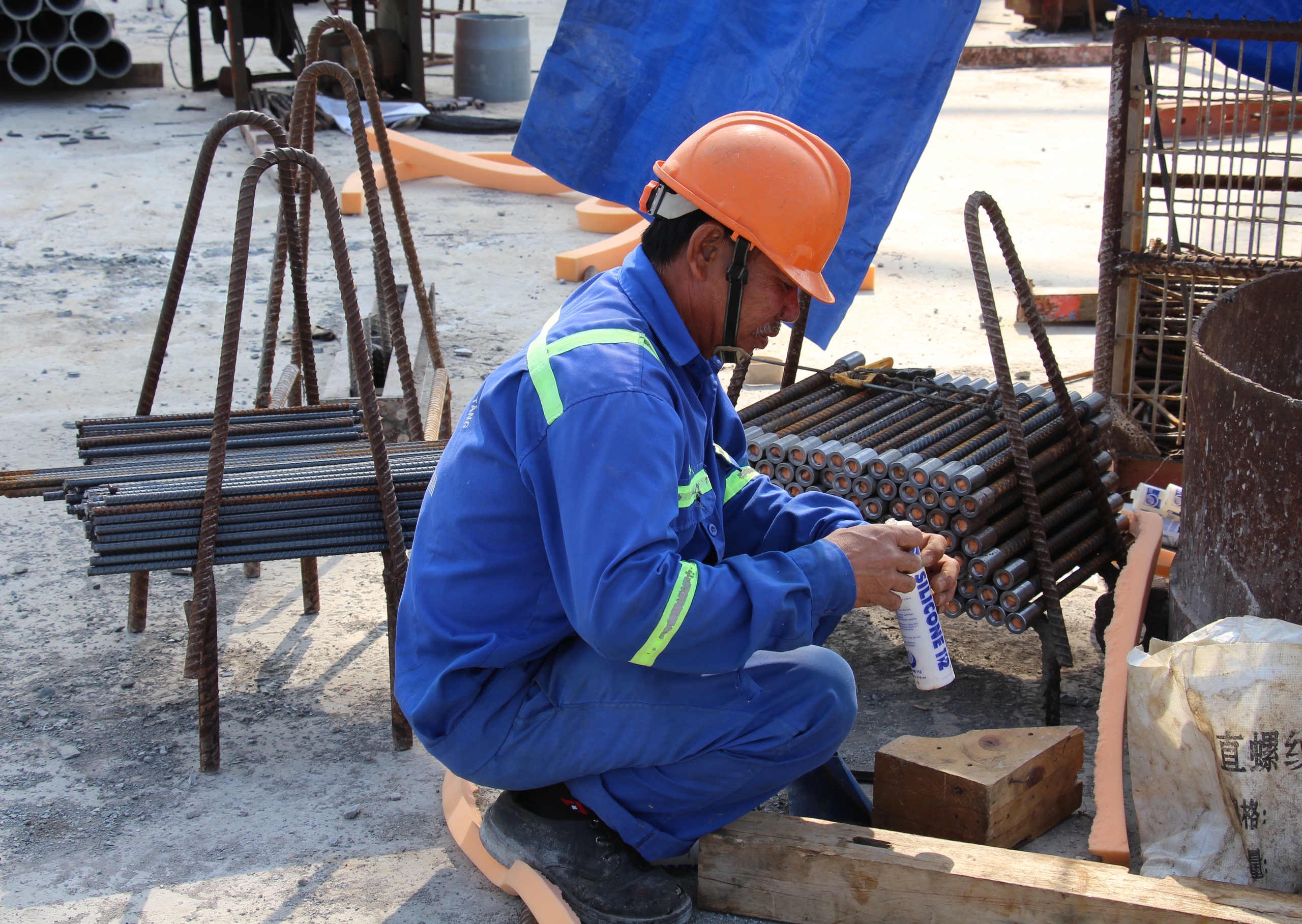 Cầu Phước An có nhịp chính dài nhất Đông Nam Á: Tháng 6 hợp long biên, sớm hơn kế hoạch- Ảnh 5. Cầu Phước An có nhịp chính dài nhất Đông Nam Á: Tháng 6 hợp long biên, sớm hơn kế hoạch- Ảnh 5.