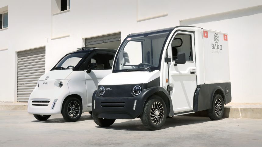 The B-Van and the Bee side by side.