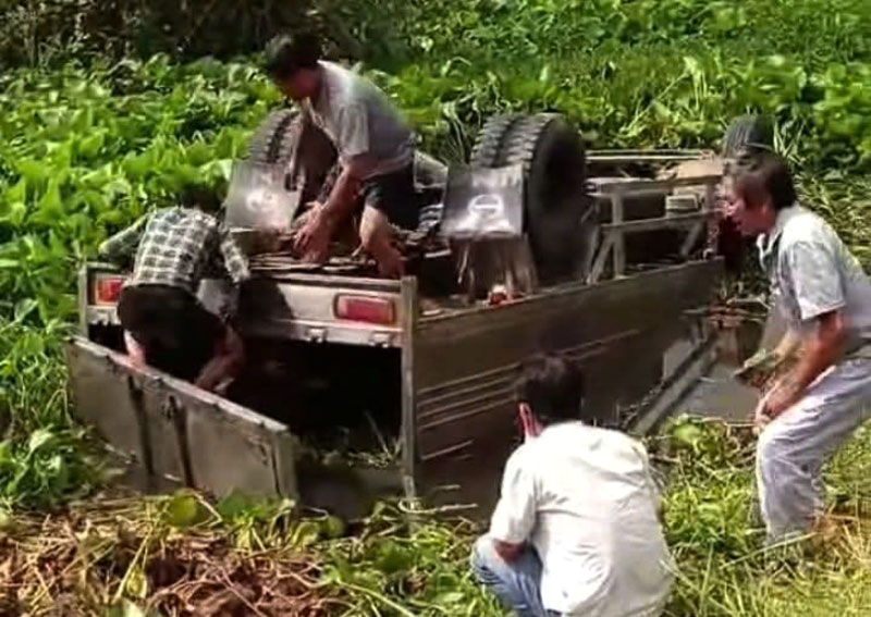 Hiện trường vụ tai nạn - Ảnh: Chu Trinh.