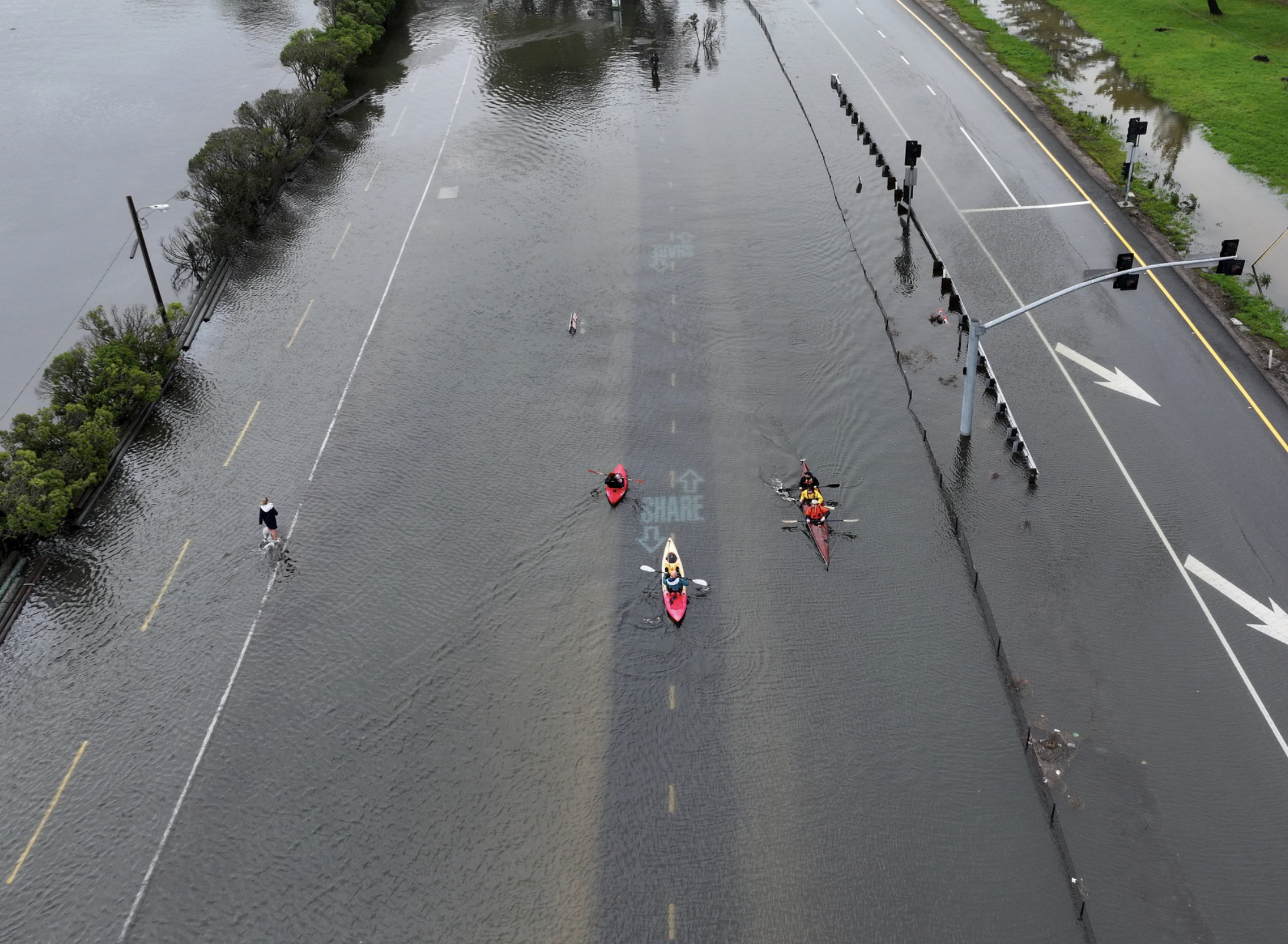 Triều cường g&acirc;y ngập lụt nghi&ecirc;m trọng nhất trong h&agrave;ng thập kỷ tại California, Mỹ- Ảnh 1.