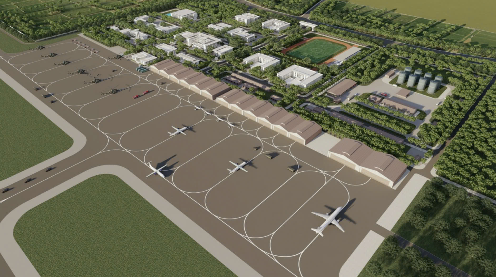 H&agrave;ng ngh&igrave;n c&ocirc;ng nh&acirc;n, m&aacute;y m&oacute;c miệt m&agrave;i &ldquo;chạy đua&rdquo; tiến độ dự &aacute;n s&acirc;n bay Gia B&igrave;nh- Ảnh 21.